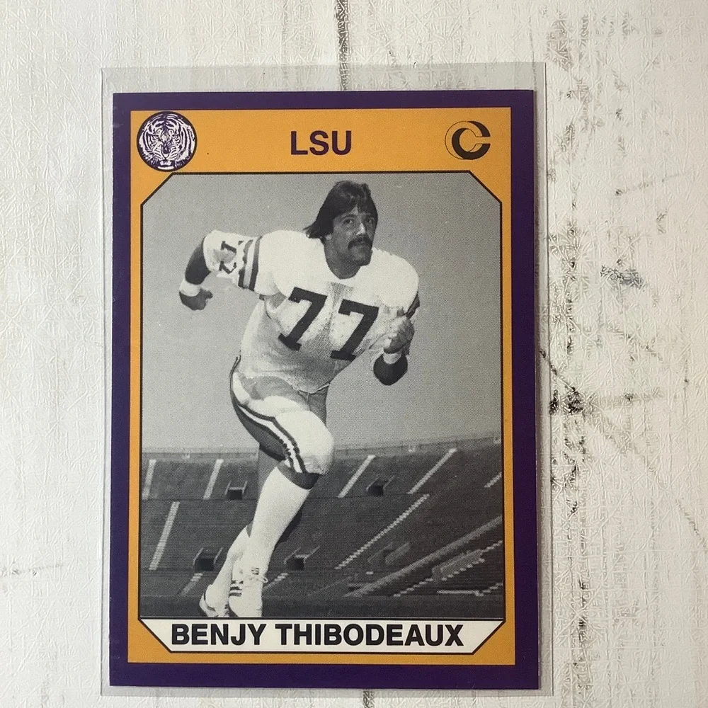 1990 Collegiate Collection LSU Tigers - Benjy Thibodeaux #108 (RC)